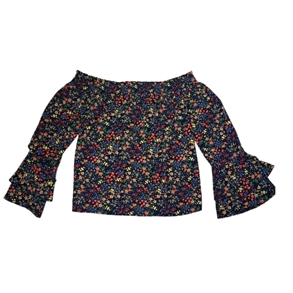 𝅺lucky Brand‎ Floral Off Shoulder Top
